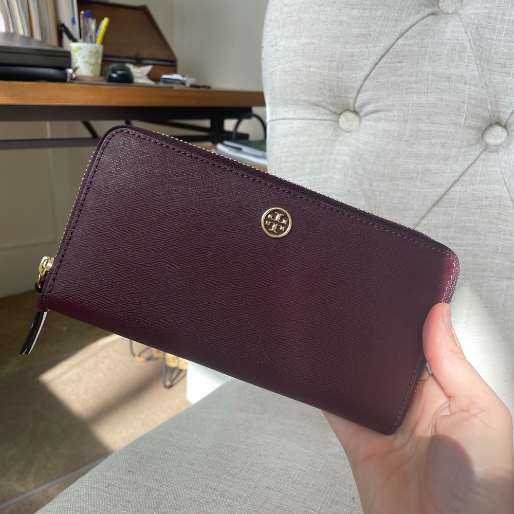 Tory Burch Burgundy Wallet